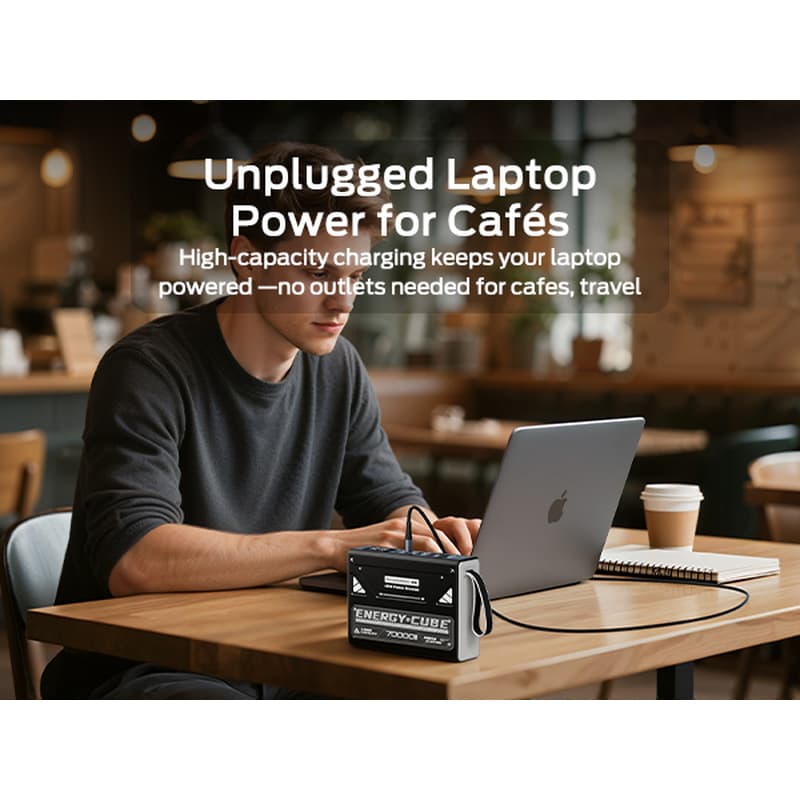 MoveSpeed 145W 70000mAh Power Station for Laptops & Outdoor thumbnail 4